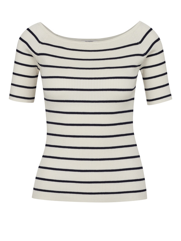 Orsay Maglietta color crema a maniche tre quarti da donna ORSAY