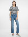 Orsay Maglietta a righe blu scuro a maniche corte da donna ORSAY