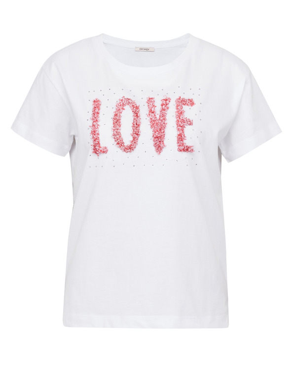 Orsay Maglietta a maniche corte da donna bianca ORSAY