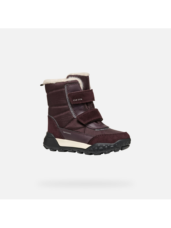 Geox Scarpe invernali bordeaux per bambina Geox Trekkyup B Ab