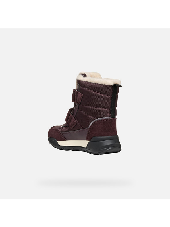 Geox Scarpe invernali bordeaux per bambina Geox Trekkyup B Ab