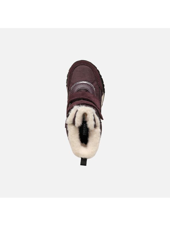 Geox Scarpe invernali bordeaux per bambina Geox Trekkyup B Ab