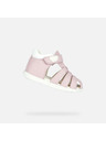 Geox Girls' first steps Geox Macchia Pink