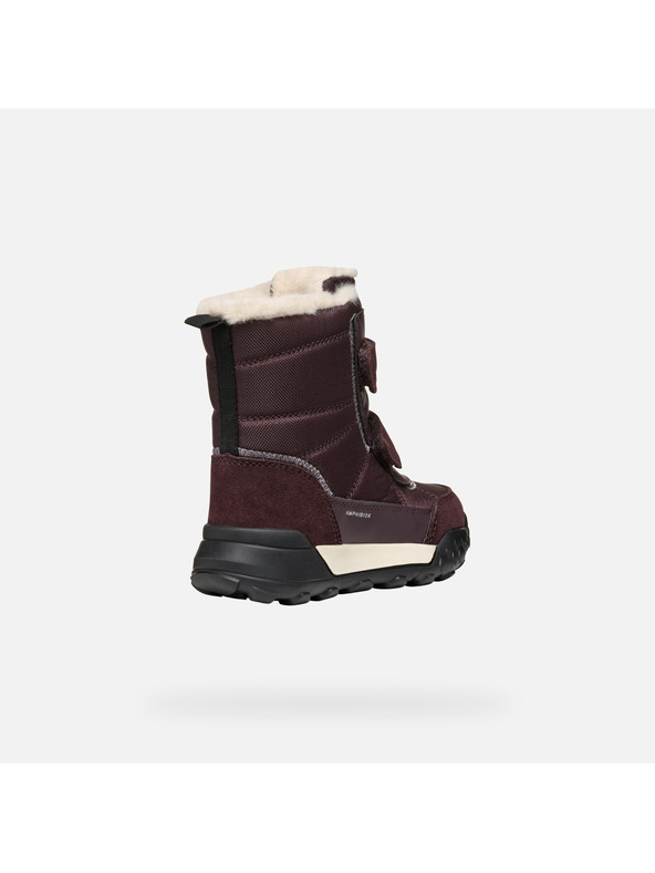 Geox Scarpe invernali bordeaux per bambina Geox Trekkyup B Ab