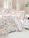Kvalitex Luxury Collection French Satin Bedding Set 1+2, 220x200, 70x90cm Coral Garden Kvalitex