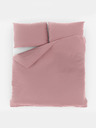 Kvalitex Biancheria da letto in mussola francese 240x220, 70x90cm rosa Kvalitex