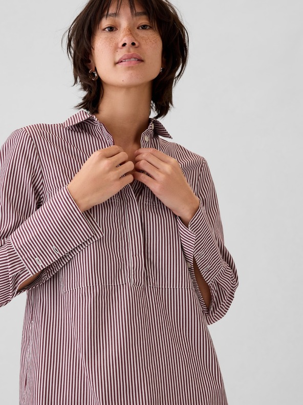 GAP Mini abito con camicia a righe Gap