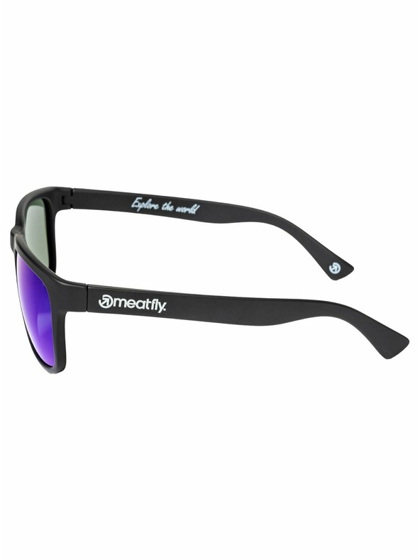 Meatfly Meatfly occhiali da sole polarizzati Gammy Black Matt/Blue | Nero | Taglia