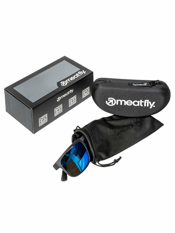 Meatfly Meatfly occhiali da sole polarizzati Gammy Black Matt/Blue | Nero | Taglia