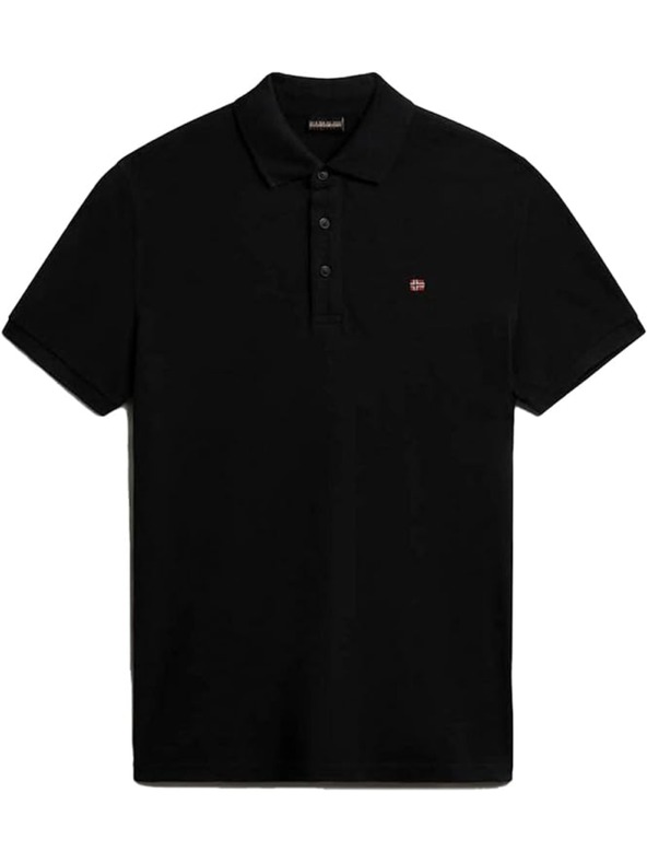 Napapijri Polo nera da uomo Napapijri Eolanos 3