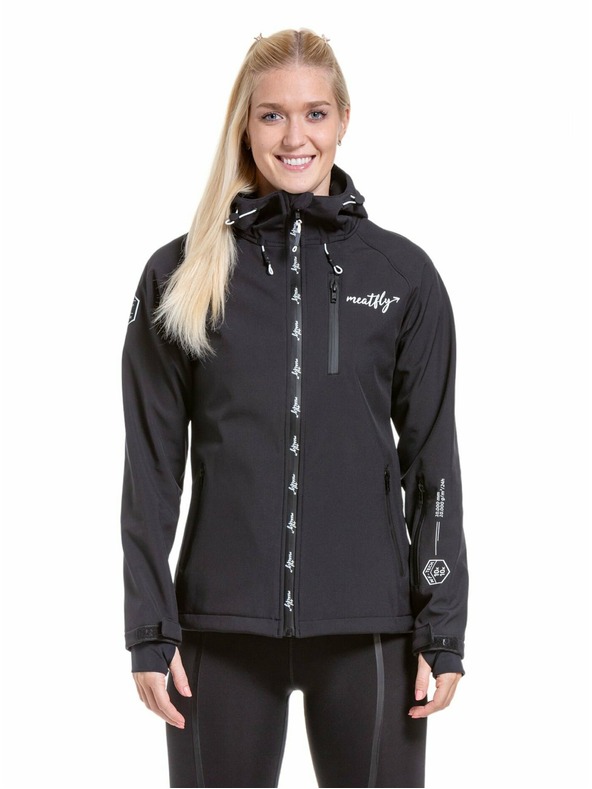 Meatfly Meatfly softshell giacca da donna Zaja Logo Nero | Nero | Taglia