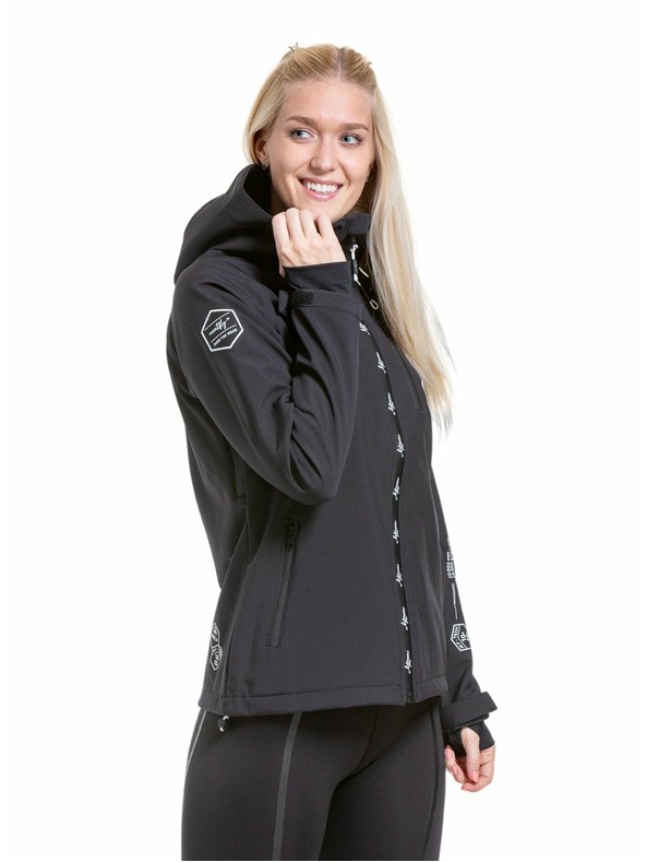 Meatfly Meatfly softshell giacca da donna Zaja Logo Nero | Nero | Taglia