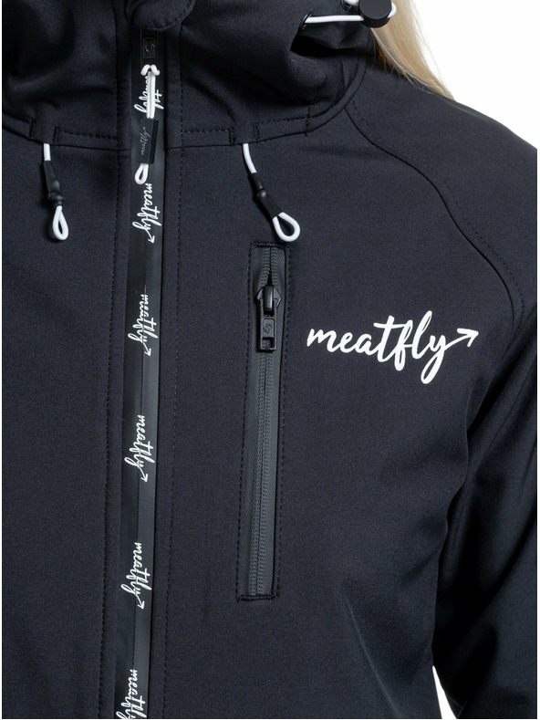 Meatfly Meatfly softshell giacca da donna Zaja Logo Nero | Nero | Taglia