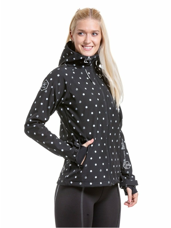 Meatfly Meatfly softshell giacca da donna Zaja Dots Nero | Nero | Taglia