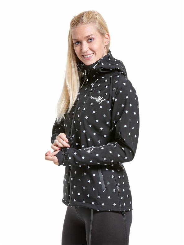 Meatfly Meatfly softshell giacca da donna Zaja Dots Nero | Nero | Taglia