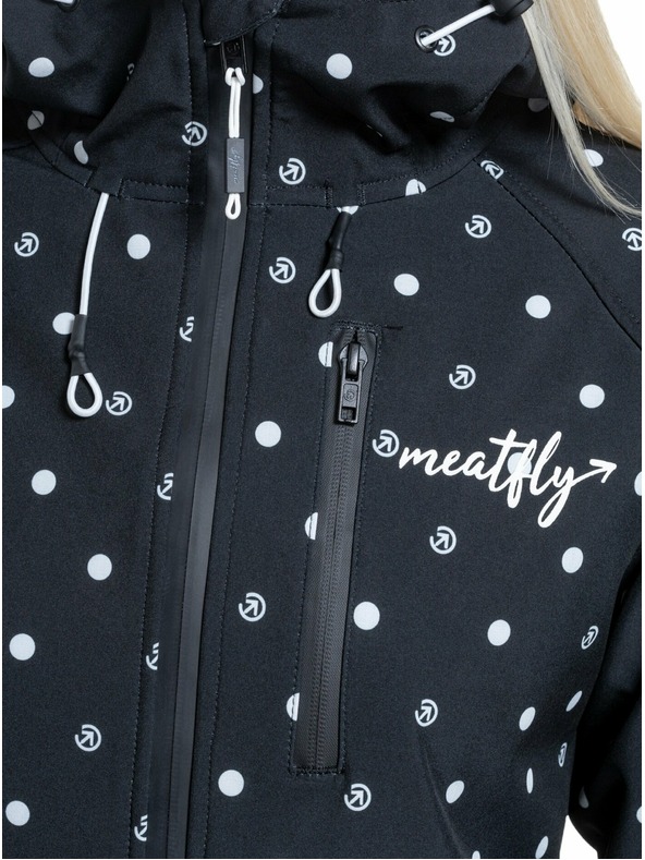 Meatfly Meatfly softshell giacca da donna Zaja Dots Nero | Nero | Taglia