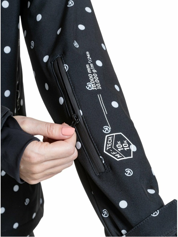 Meatfly Meatfly softshell giacca da donna Zaja Dots Nero | Nero | Taglia