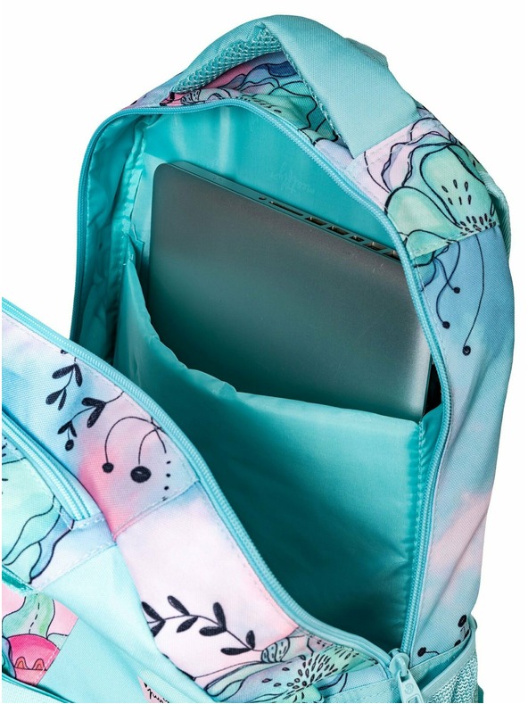 Meatfly Meatfly zaino Exile Menta con Fiori 24 L