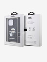 Karl Lagerfeld Karl Lagerfeld Saffiano Crossbody Cinturino Karl and Choupette NFT Cover per iPhone 14 Pro Nero
