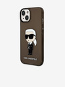 Karl Lagerfeld Karl Lagerfeld IML Ikonik NFT Cover Posteriore per iPhone 14 Plus Nero