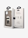 Karl Lagerfeld Karl Lagerfeld IML Ikonik NFT Cover Posteriore per iPhone 14 Plus Nero