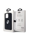 Karl Lagerfeld Karl Lagerfeld Liquid Silicone Karl and Choupette Magsafe Cover Posteriore per iPhone 15 Pro Nero