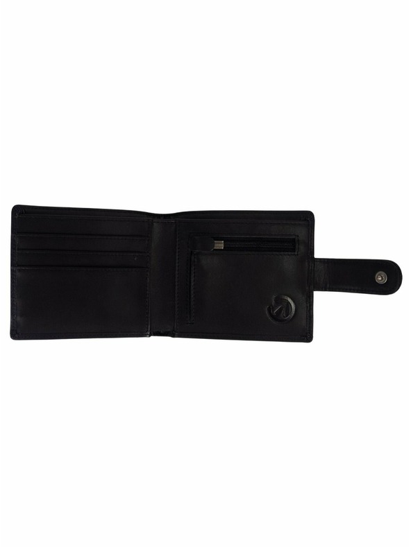 Meatfly Portafoglio in pelle Meatfly Nathan Premium Black | Nero | Taglia