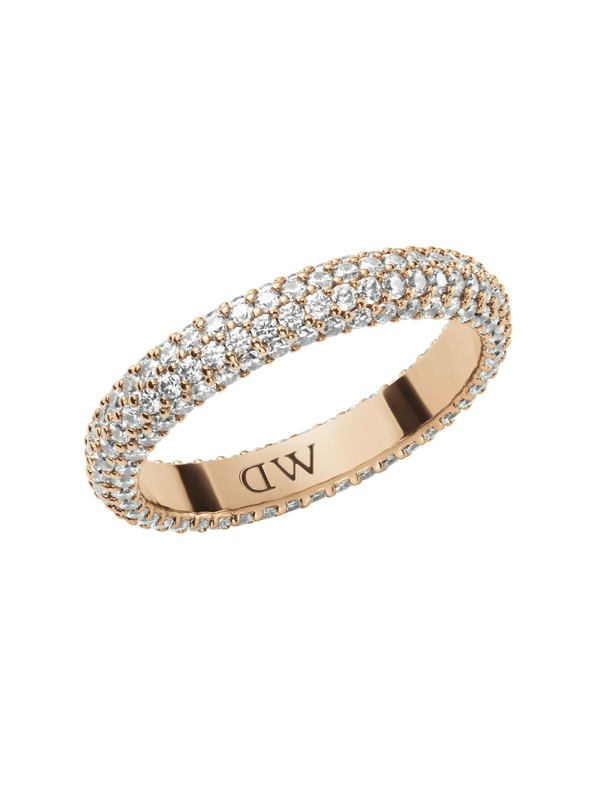 Daniel Wellington Daniel Wellington Anello in acciaio con pavé