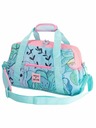 Meatfly Meatfly borsa da viaggio X Pura Vida Mavis Mint Flowers | Blu | Volume 26 L