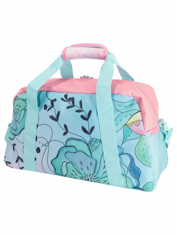 Meatfly Meatfly borsa da viaggio X Pura Vida Mavis Mint Flowers | Blu | Volume 26 L