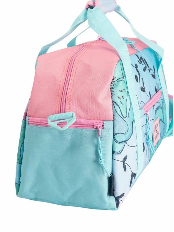 Meatfly Meatfly borsa da viaggio X Pura Vida Mavis Mint Flowers | Blu | Volume 26 L