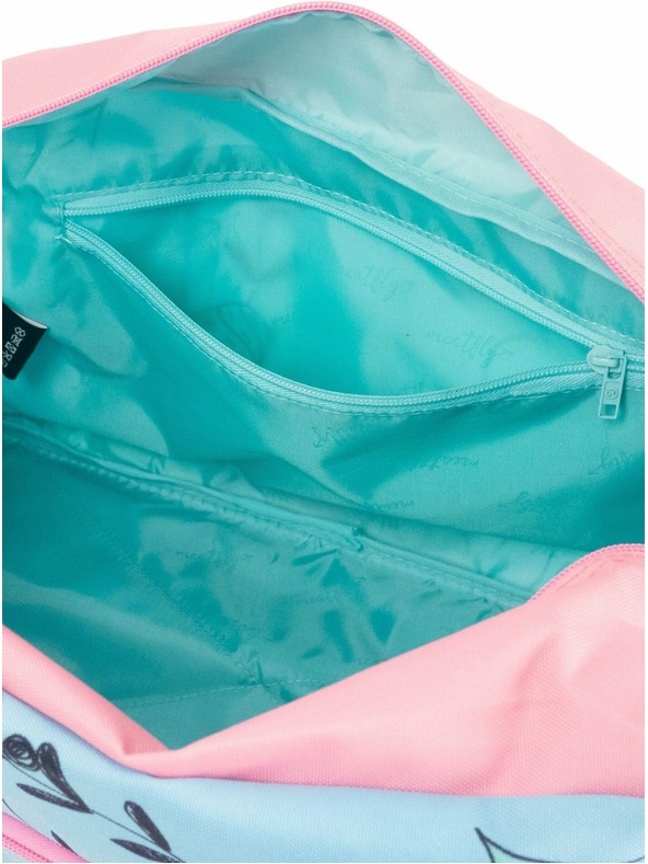 Meatfly Meatfly borsa da viaggio X Pura Vida Mavis Mint Flowers | Blu | Volume 26 L