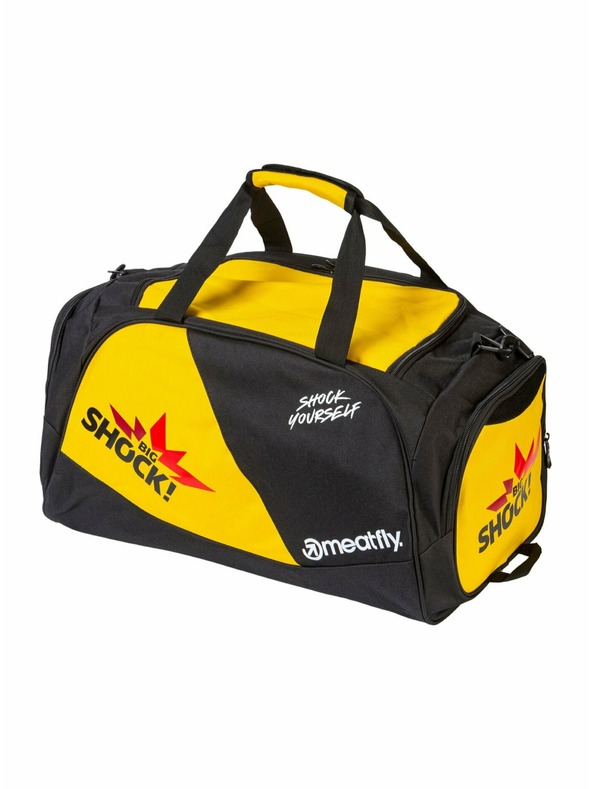 Meatfly Meatfly borsa da viaggio Rocky Big Shock | Nero | Volume 30 L