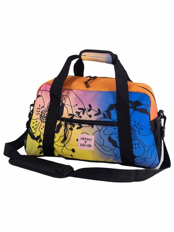 Meatfly Meatfly borsa da viaggio X Pura Vida Mavis Peach Flowers | Rosa | Volume 26 L