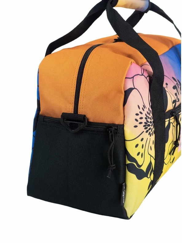 Meatfly Meatfly borsa da viaggio X Pura Vida Mavis Peach Flowers | Rosa | Volume 26 L