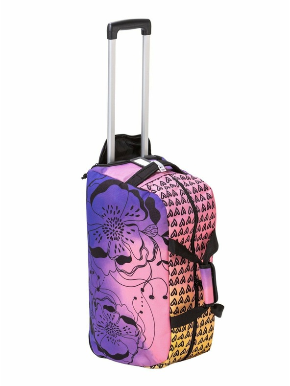 Meatfly Meatfly borsa da viaggio Gail Peach Flowers 42 L | Rosa | Volume 42 L