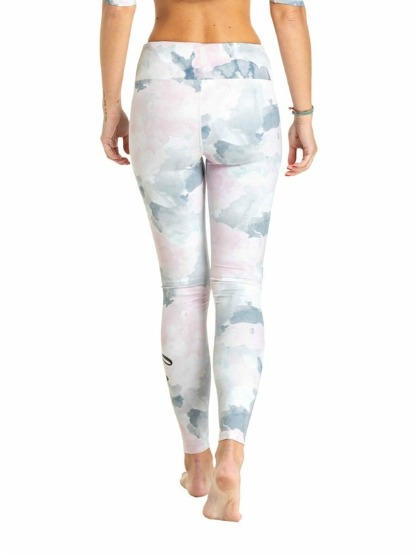 Meatfly Meatfly leggings termici da donna Jenna Clouds Pink