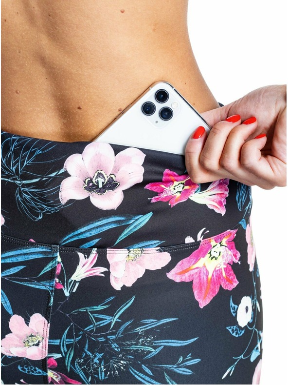 Meatfly Meatfly leggings termici donna Jenna Hibiscus