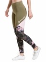 Meatfly Meatfly leggings donna Arabel Olive/Storm Camo Pink | Verde | Taglia