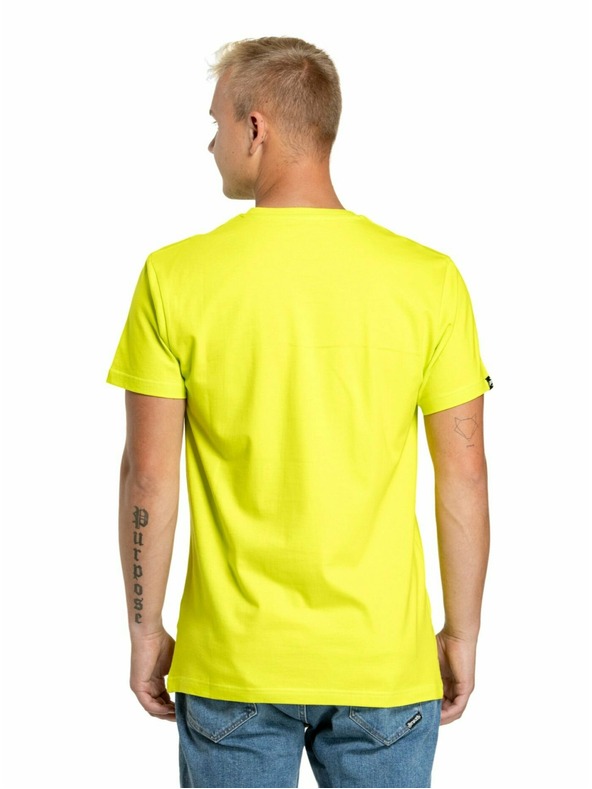Meatfly Meatfly t-shirt da uomo Dais Safety Yellow | Giallo | Taglia