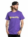 Meatfly Meatfly t-shirt da uomo Joe Violet | Viola | Taglia S | 100% cotone