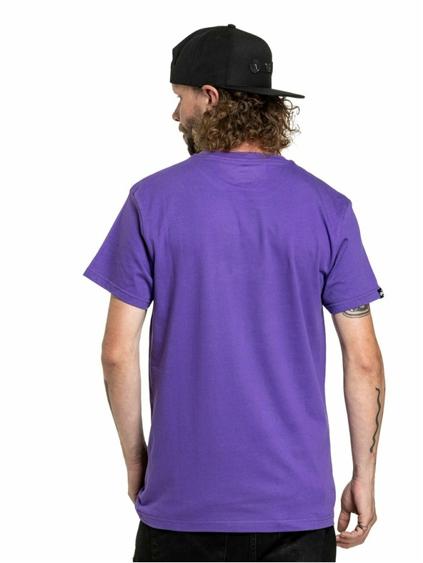 Meatfly Meatfly t-shirt da uomo Joe Violet | Viola | Taglia S | 100% cotone
