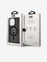 Karl Lagerfeld IML Ikonik MagSafe Cover Posteriore per iPhone 15 Pro Nero Karl Lagerfeld