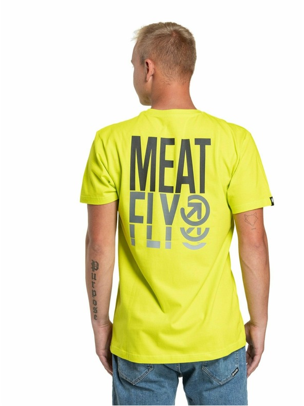 Meatfly Meatfly T-shirt da uomo Phase Safety Yellow | Giallo | Taglia