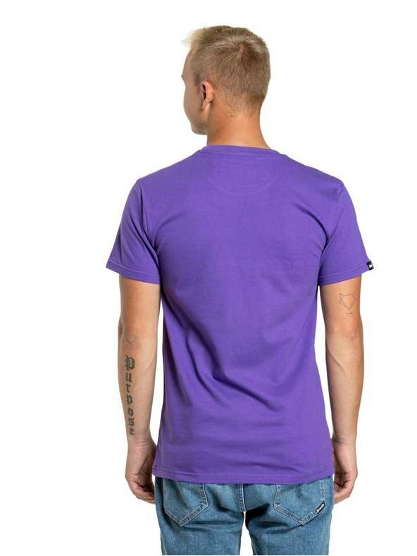 Meatfly Meatfly T-shirt da uomo Logex Viola | Viola | Taglia S | 100% cotone