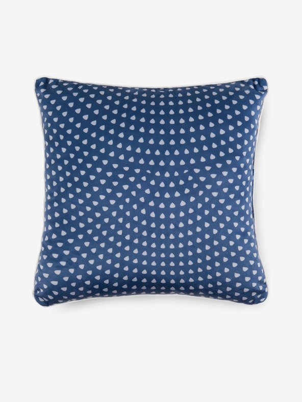 Hip Bedding 48 x 48 cm - Cuscino reversibile a fantasia blu con imbottitura Hip Bedding Bjirke