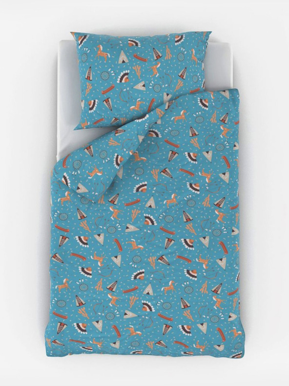 Kvalitex Lenzuola per culla in cotone Indian Village