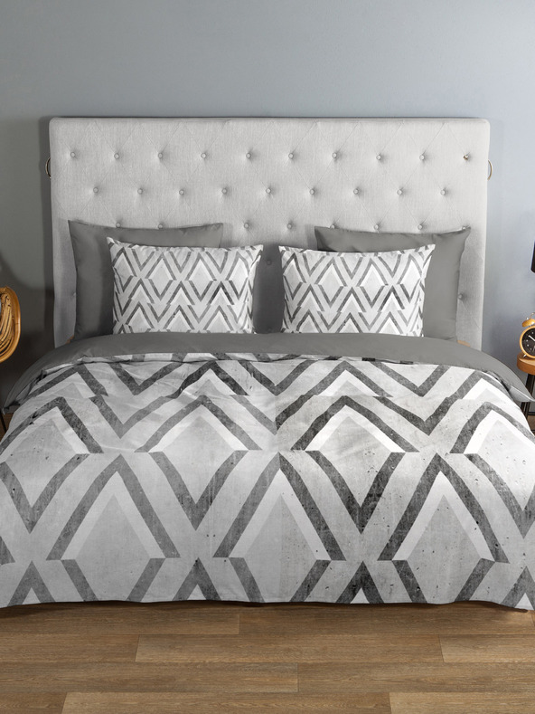 Good Morning Biancheria da letto grigia Good Morning 200 x 220 cm