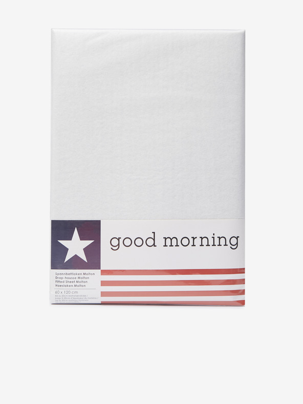 Good Morning 60x120 Lenzuolo protettivo Good Morning bianco