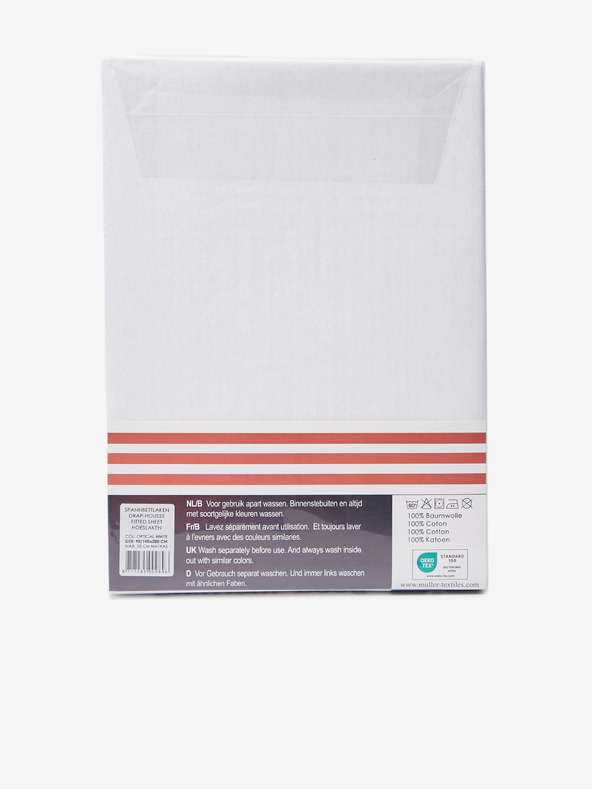 Good Morning 80/90/100 x 200 cm - Lenzuolo Good Morning in jersey elasticizzato bianco